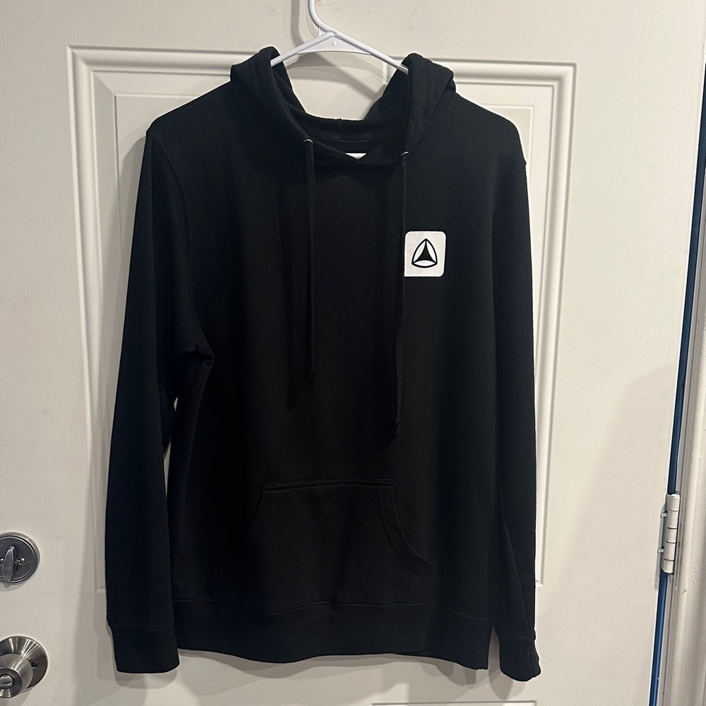 Women’s Active ride shop Black Hoodie with White Logo large